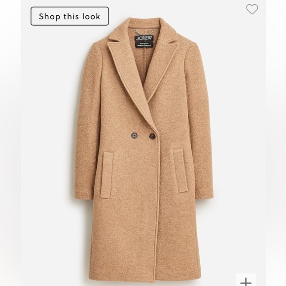 J crew New Daphne topcoat in Italian boiled wool - Picture 4 of 5